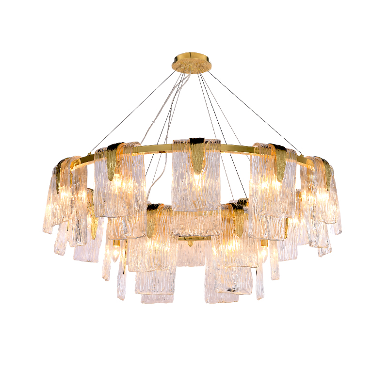 Luxury all copper and crystal chandeliers